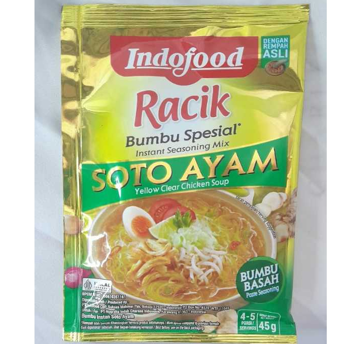 Jual Bumbu Instan Indofood Rendang Gulai Ayam Kare Daging Soto Ayam