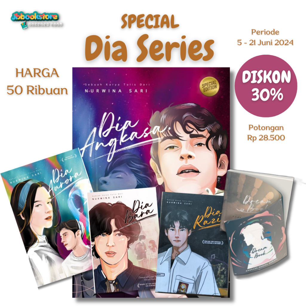 Jual Special Novel Dia Series : Dia Angkasa/Dia Aurora/Dia Bara/Dia ...