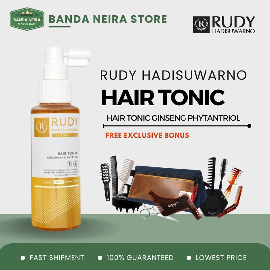 Jual RUDY HADISUWARNO Hair Tonic Ginseng Phytantriol / Perawatan Rambut ...