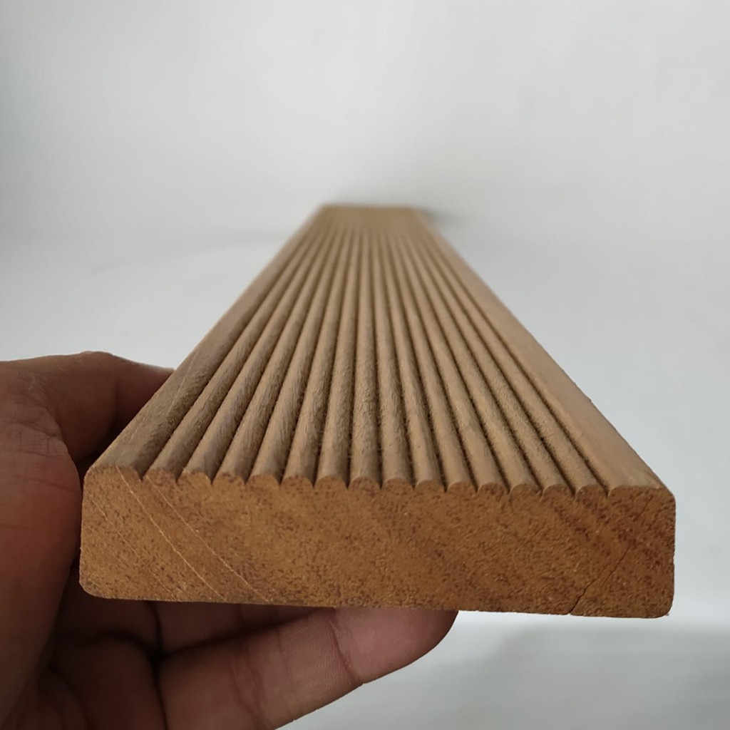 Jual Papan Decking Kayu Bengkirai Lebar Cm Panjang Cm Kualitas