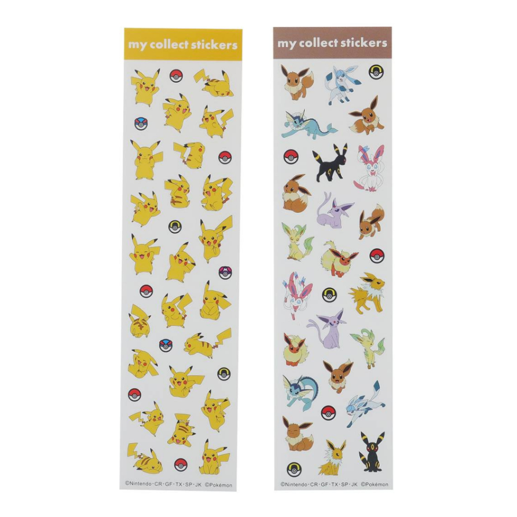 Jual My Collect Sticker A5 Slim Pokemon Pikachu Eevee Eevolutions Seal
