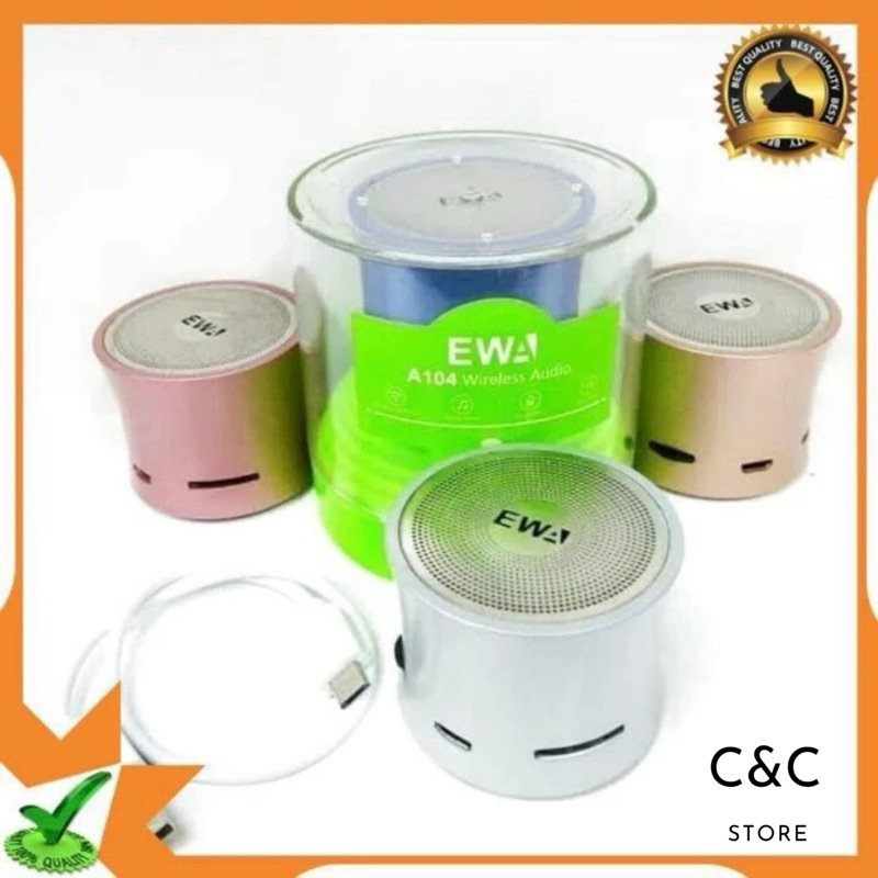 Jual Speaker Bluetooth EWA A104 Original Wireless Portable Good Quality ...