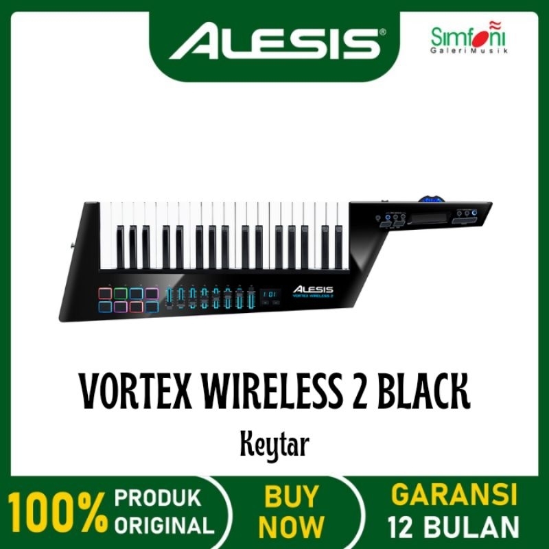 Jual Alesis Vortex Wireless 2 Black Midi Keytar | Shopee Indonesia