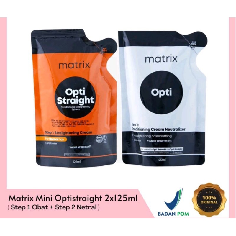 Jual Matrix Opti Straight Sachet Pelurusan Rambut | Shopee Indonesia