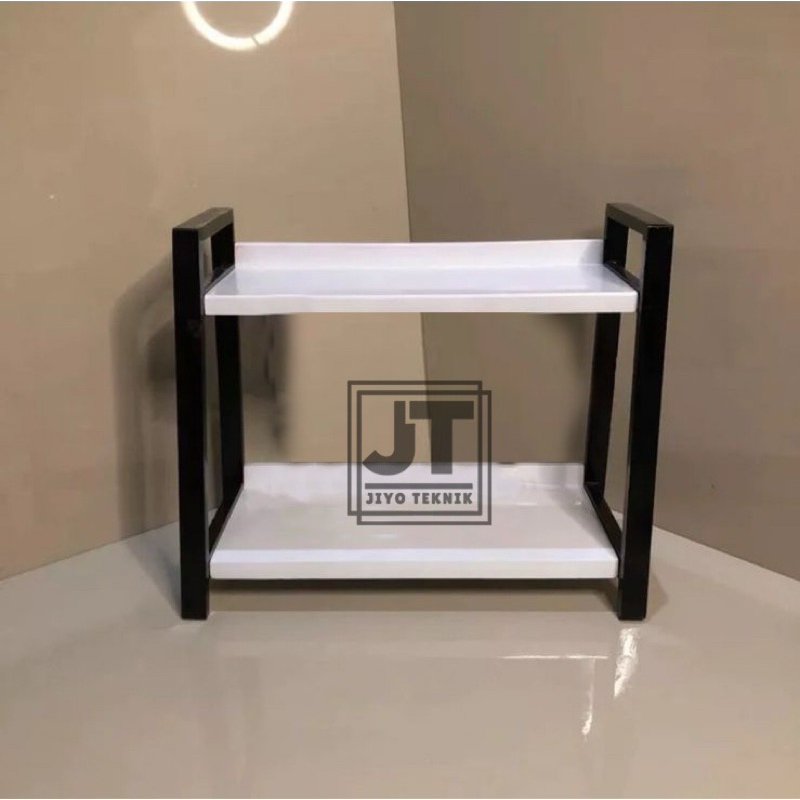 Jual Rak custom bumbu dapur 2 Tingkat Estetik | Shopee Indonesia