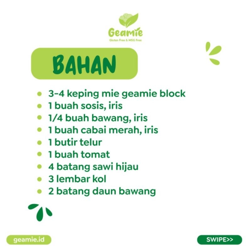 Jual Mie Block Gluten Free Geamie Tanpa Bumbu Isi 12 keping | Shopee ...