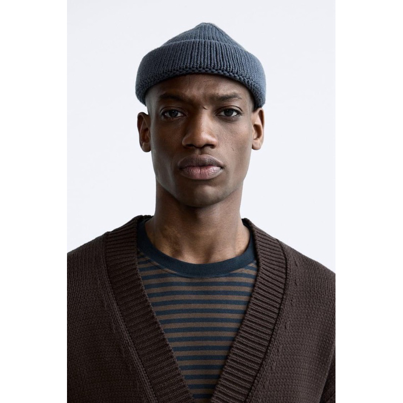 Jual Cardigan Knit Z*raa Men’s V Neck Brown | Shopee Indonesia