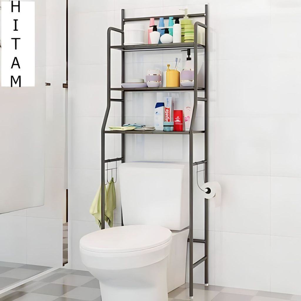 Jual Rak Toilet Serbaguna SHENAR Rak Kamar Mandi Anti Karat Portable ...