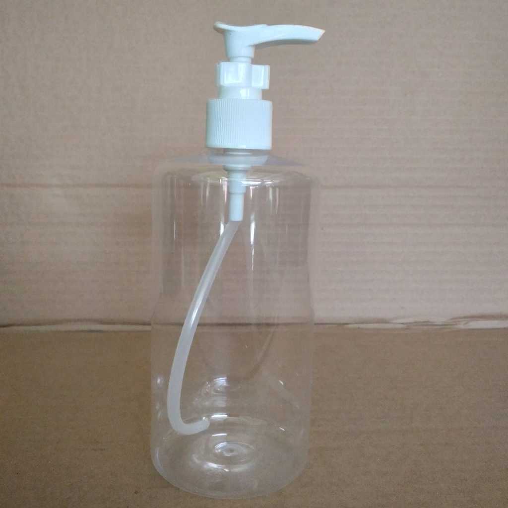 Jual Botol Sabun 500ml / Botol Sabun Cair 500ml triger bening pet ...