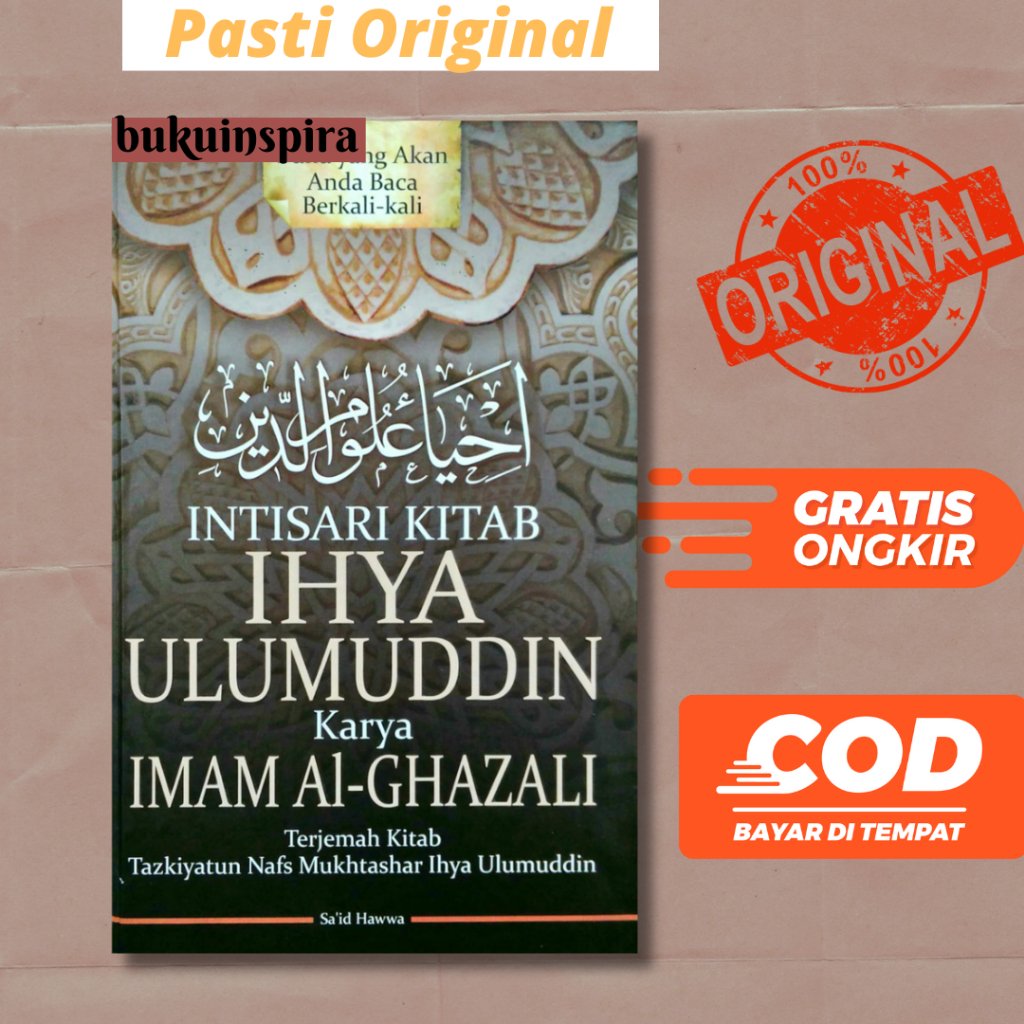 Jual Intisari Kitab Ihya Ulumuddin Imam Al Ghazali Original Shopee Indonesia