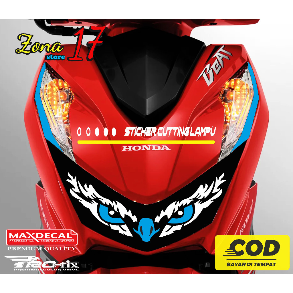 Jual STICKER LAMPU BEAT STREET/DELUXE 2020 2023 BURHAN | Shopee Indonesia