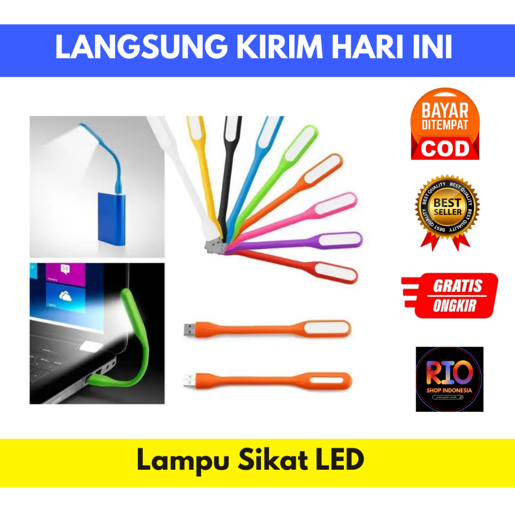 Jual Lampu Sikat Led Lampu Belajar Usb Super Terang Shopee Indonesia