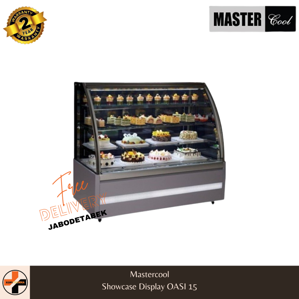 Jual Mastercool Showcase Display OASI 15 Chiller Bergaransi | Shopee