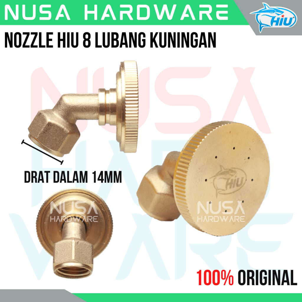 Jual Nozzle HIU 7 8 Lubang Kuningan Original Sprayer Elektrik ...