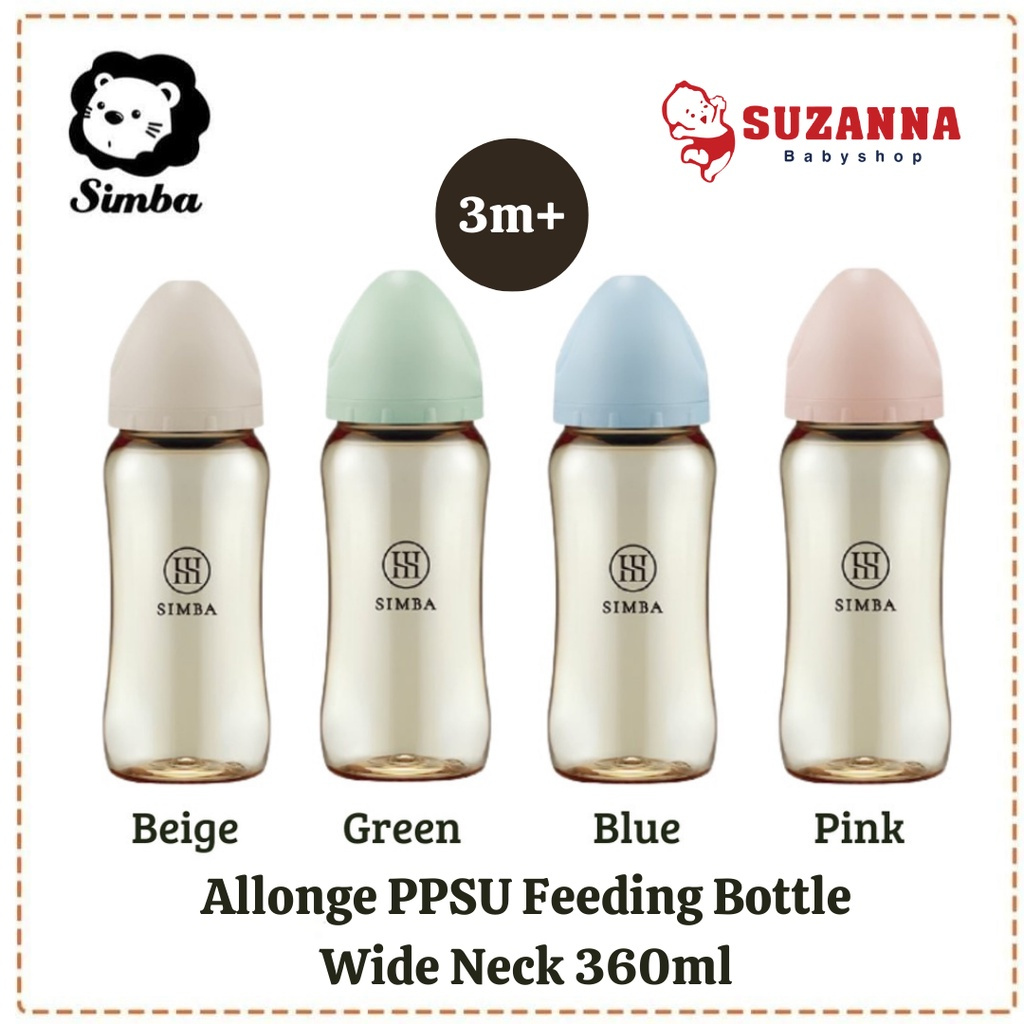 Jual Simba Allonge PPSU Feeding - Bottle Wide Neck 360ml / Botol Susu ...
