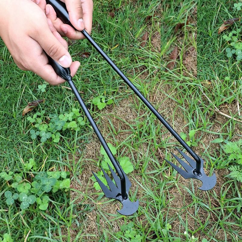 Jual Alat Pencabut Rumput Liar Garpu Taman Weeding Garu Harrow | Shopee ...