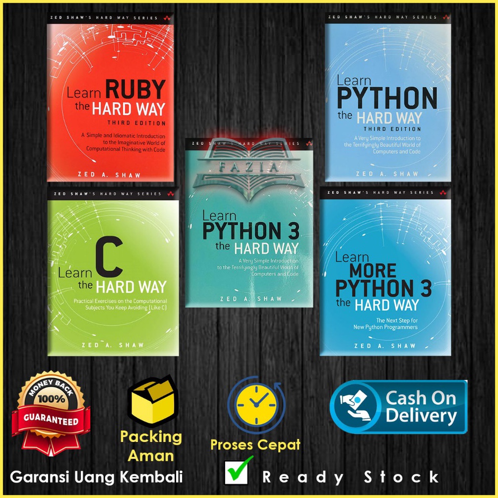 Jual SENSASIONAL Learn Python the Hard Way by Shaw Zed A | Shopee Indonesia