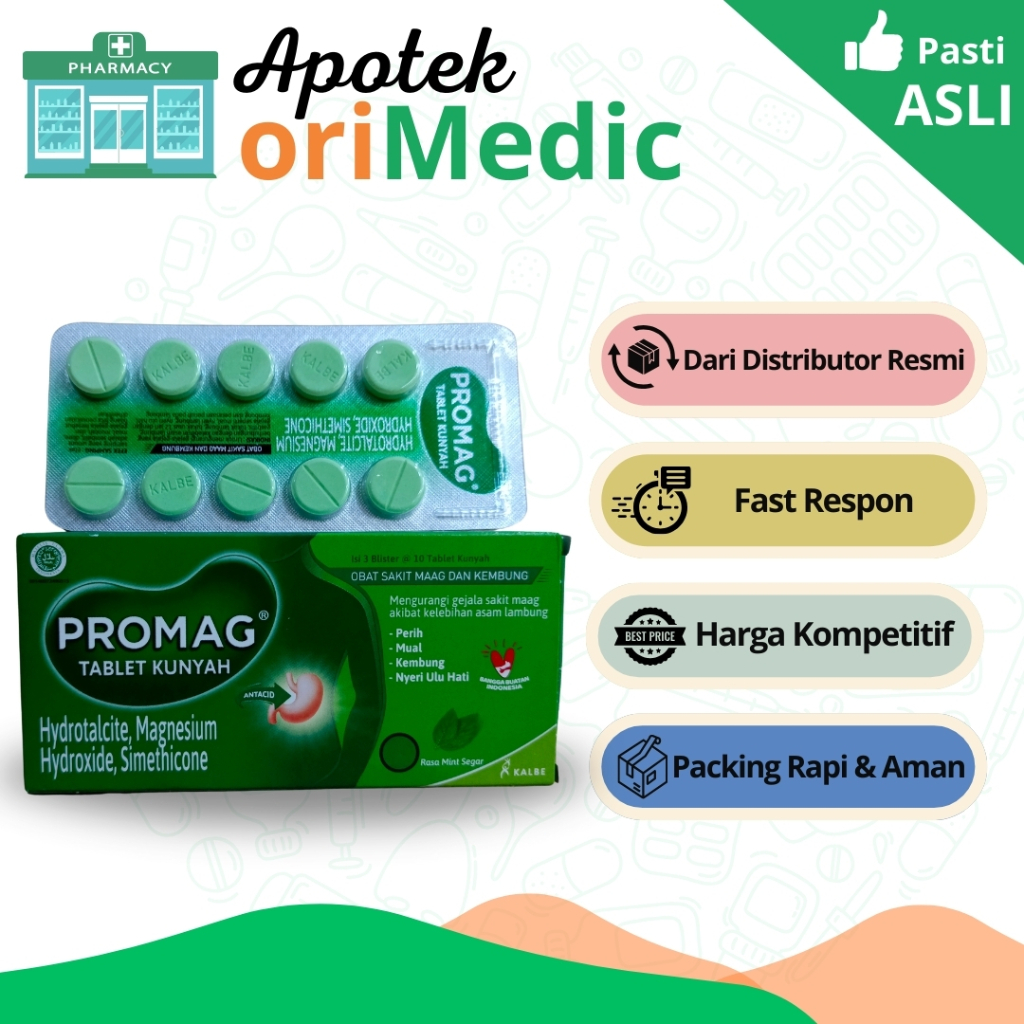 Jual Promag 10 Tablet | Shopee Indonesia