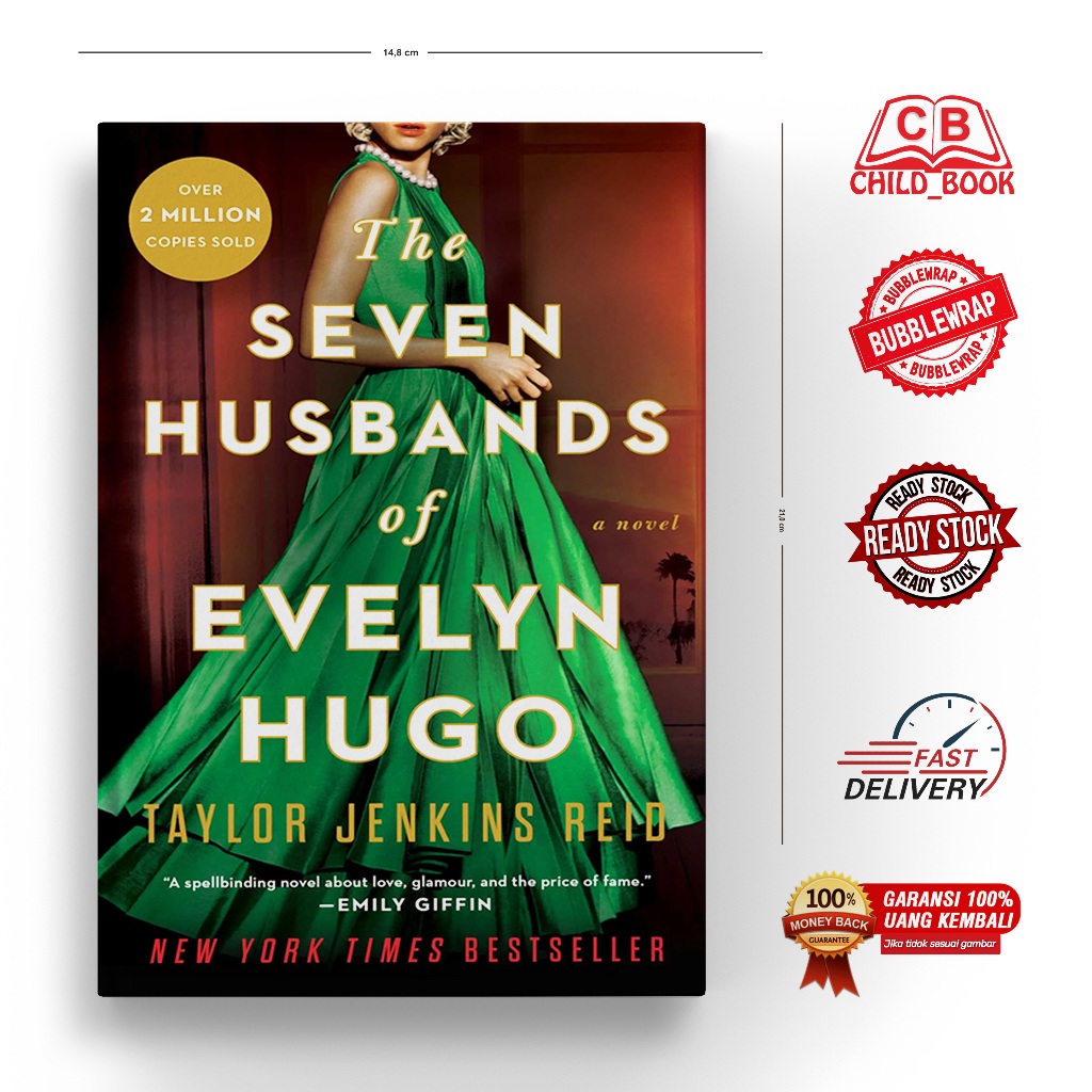 Jual The Seven Husbands Of Evelyn Hugo By Taylor Jenkins Reid English