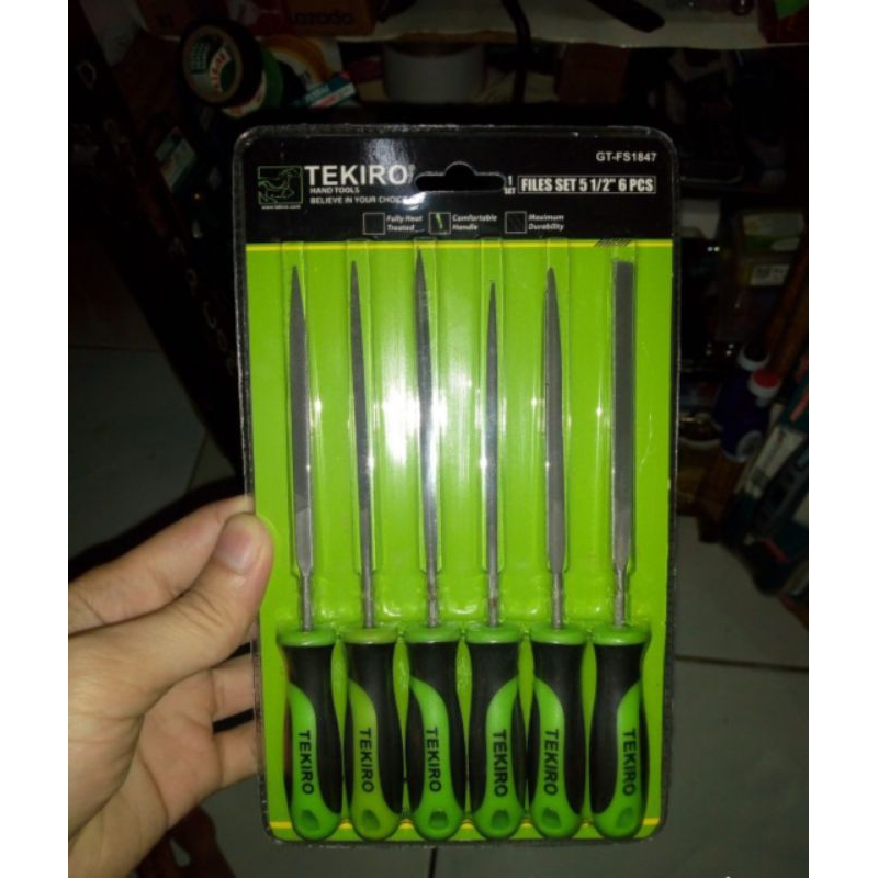 Jual Tekiro kikir set 6 pcs ukuran 5,5