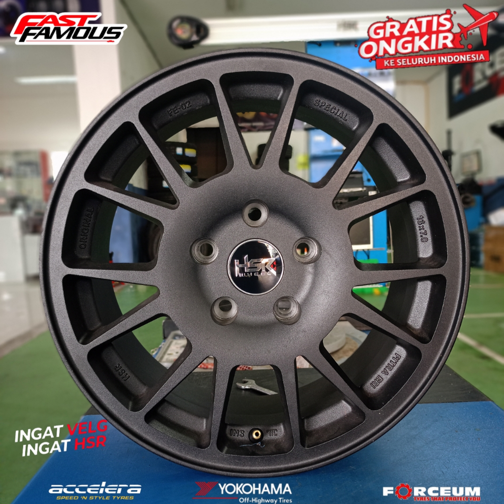 Jual Velg racing r16 lebar 7 rata baut 5x114 hsr fe02 bisa untuk Innova ...