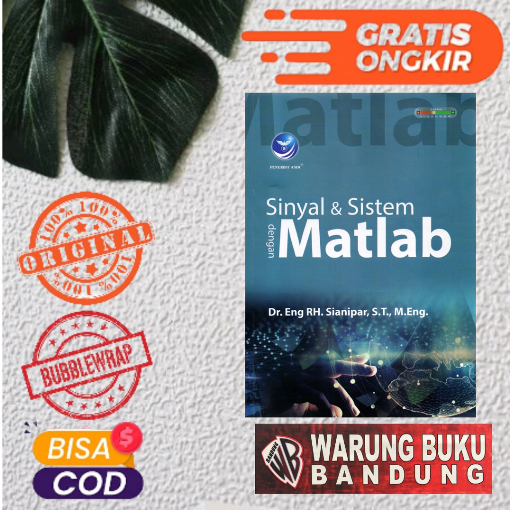 Jual Buku Sinyal Dan Sistem Dengan Matlab - Eng R.h. Sianipar | Shopee ...