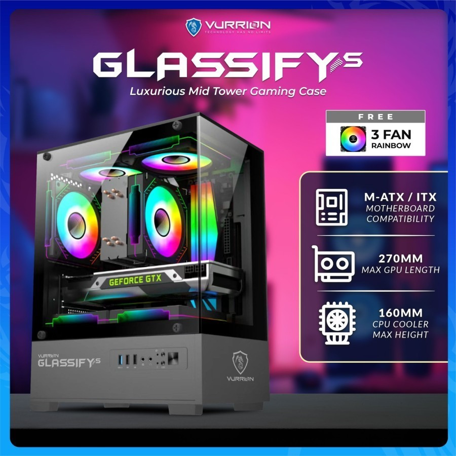 Jual CASING GAMING VURRION GLASSIFY'S | Shopee Indonesia