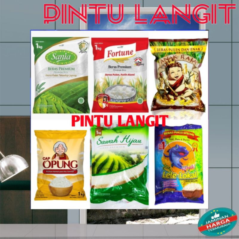 Jual Beras Premium Kemasan 1Kg ASLI PACKING PABRIK | Shopee Indonesia