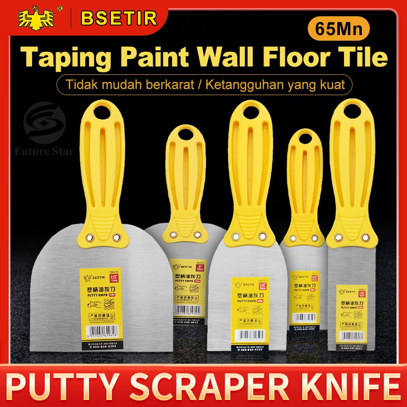 Jual Bestir Kape Handle Putty Knife Scrapers, Spackle Knife, Metal ...