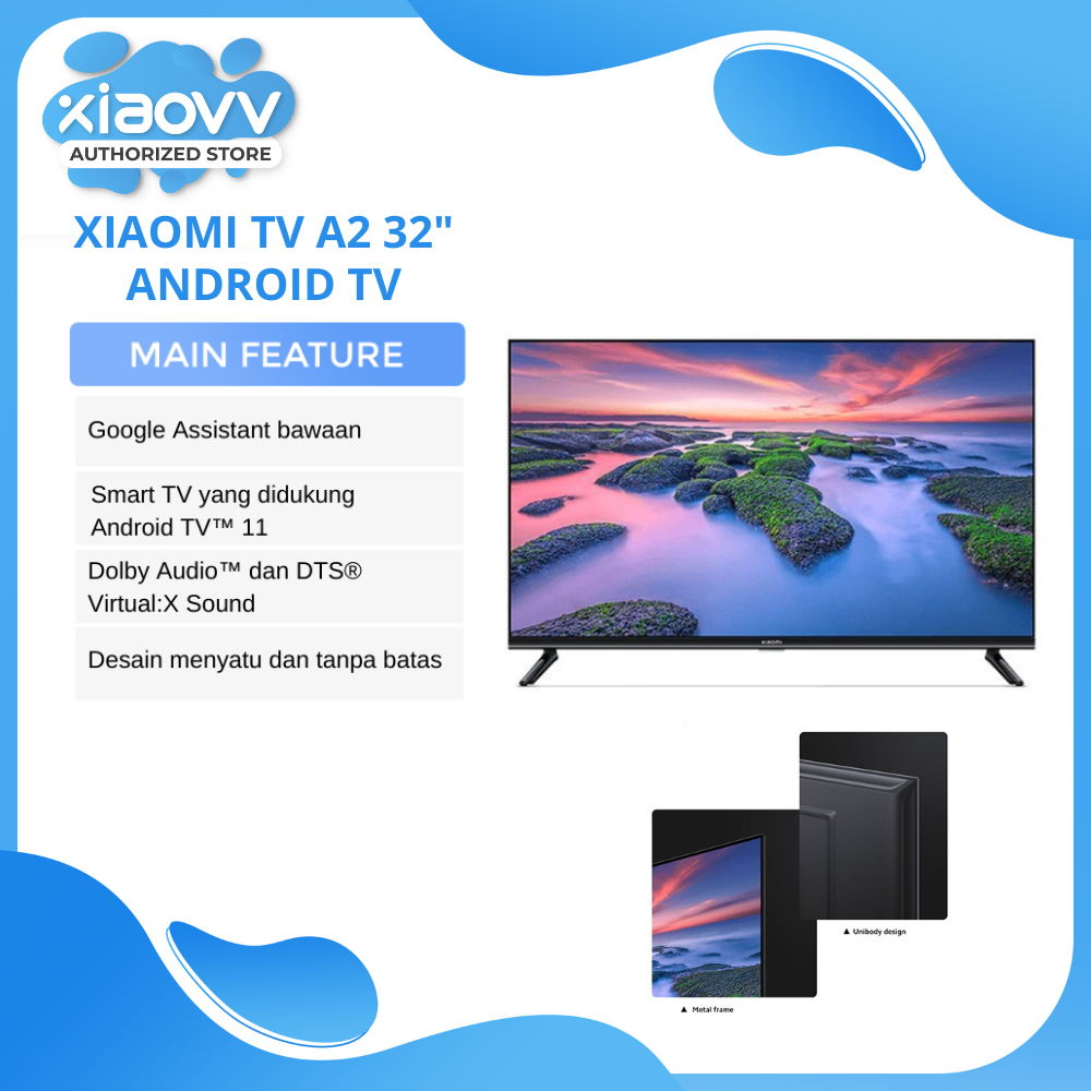Jual Xiaomi TV A2 32" Android TV Dolby Audio FHD | Shopee Indonesia