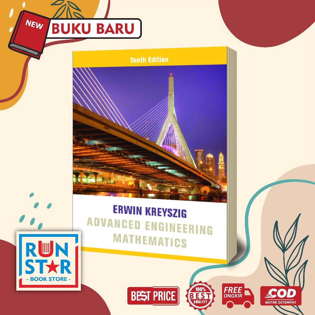 Jual Advanced Engineering Mathematics, 10th Edition - Erwin Kreyszig ...