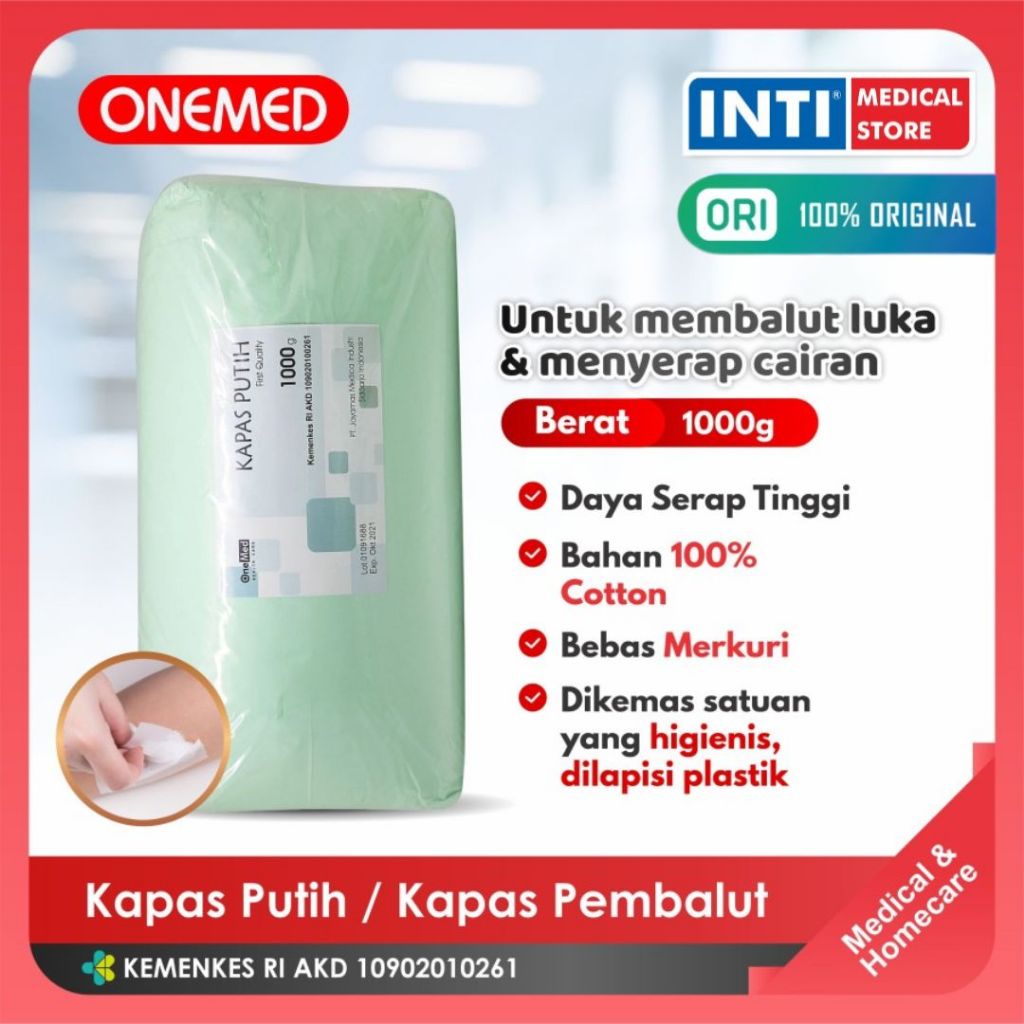 jual-onemed-kapas-putih-kapas-pembalut-1kg-onemed-kapas-onemed