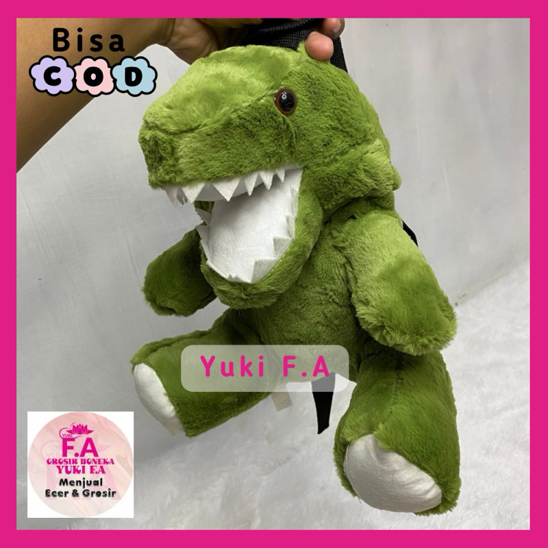 Jual Tas Ransel T-Rex SNI Bahan Rabbit Fur ( Lembut & Empuk ) | Shopee ...