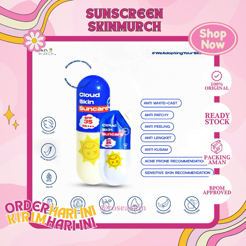 Jual SKINMURCH Cloud Skin Suncare SPF 35 PA+++ | Shopee Indonesia