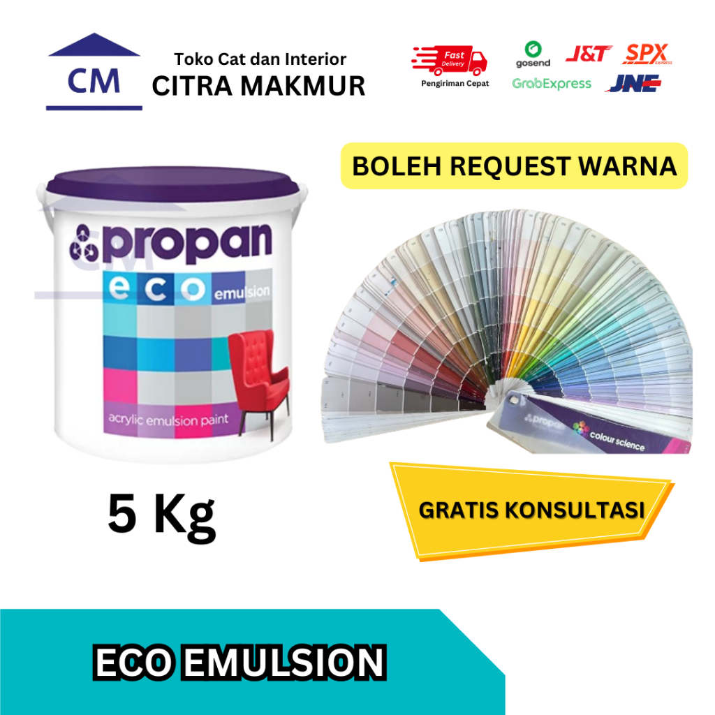 Jual Propan ECO EMULSION 5 Kg ( Ready semua warna ) Shopee Indonesia