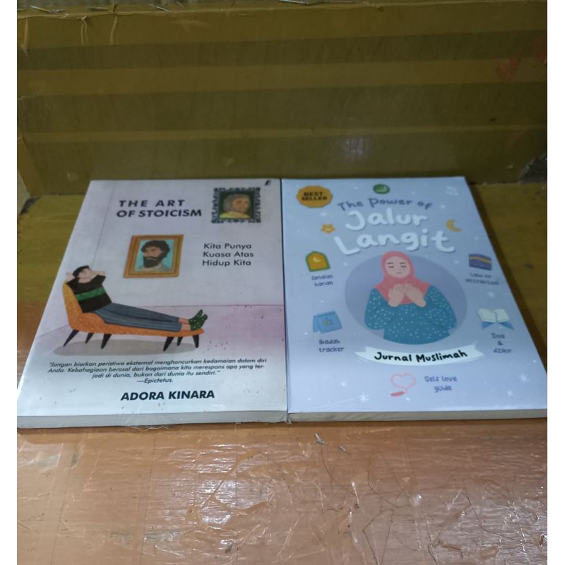 Jual PAKET 2 BUKU THE ART OF STOICISM THE POWER OF JALUR LANGIT ...