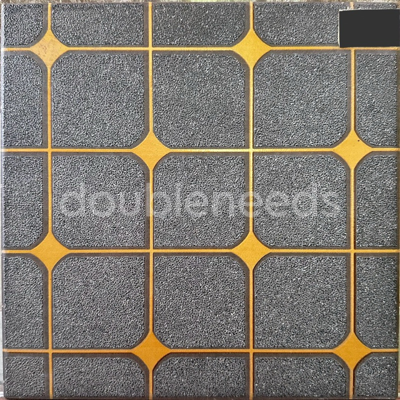 Jual KERAMIK LANTAI KAMAR MANDI IKAD HITAM GOLD 25x25 / KERAMIK LANTAI
