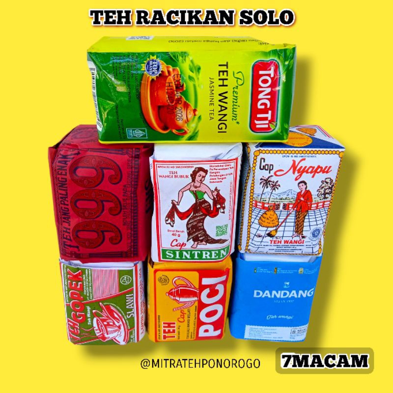 Jual TEH RACIKAN SOLO. GOPEK,NYAPU,SINTREN,999,POCI,DANDANG,TONG TJI ...