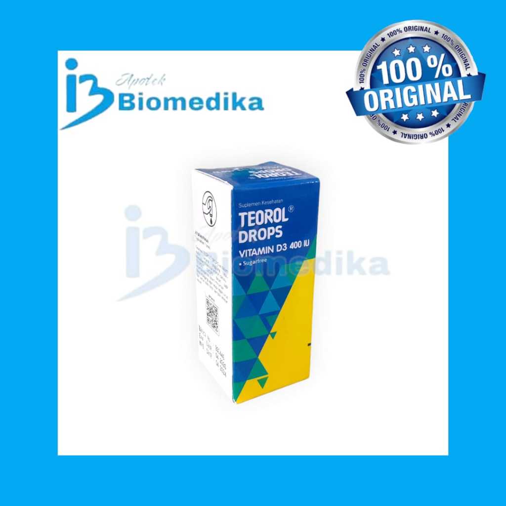 Jual Teorol Drop Vitamin D3 400 IU/ Tetes15 ml | Shopee Indonesia