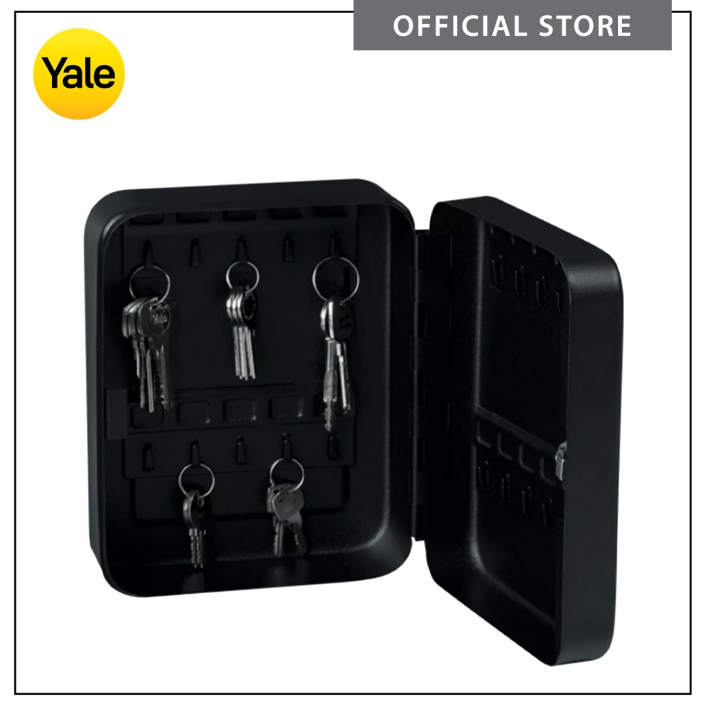Jual YALE Kotak Kunci YKB/540/CB2 Hitam – Key Box 46 Slot Dinding ...