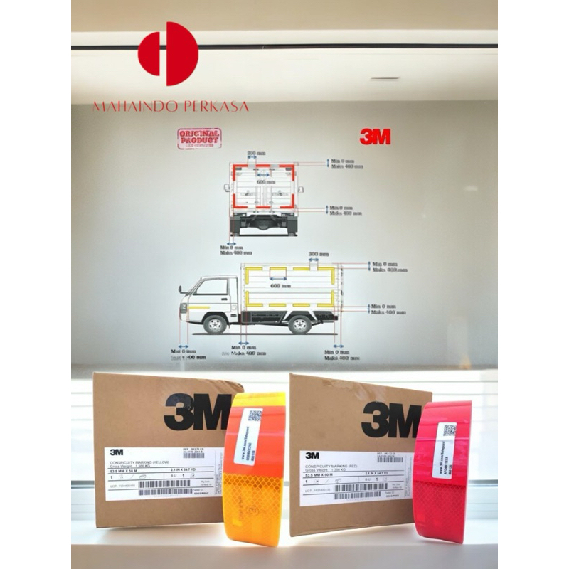 Jual 3M 983 Diamond Grade Conspicuity C E1 104 R -00821 Stiker ...