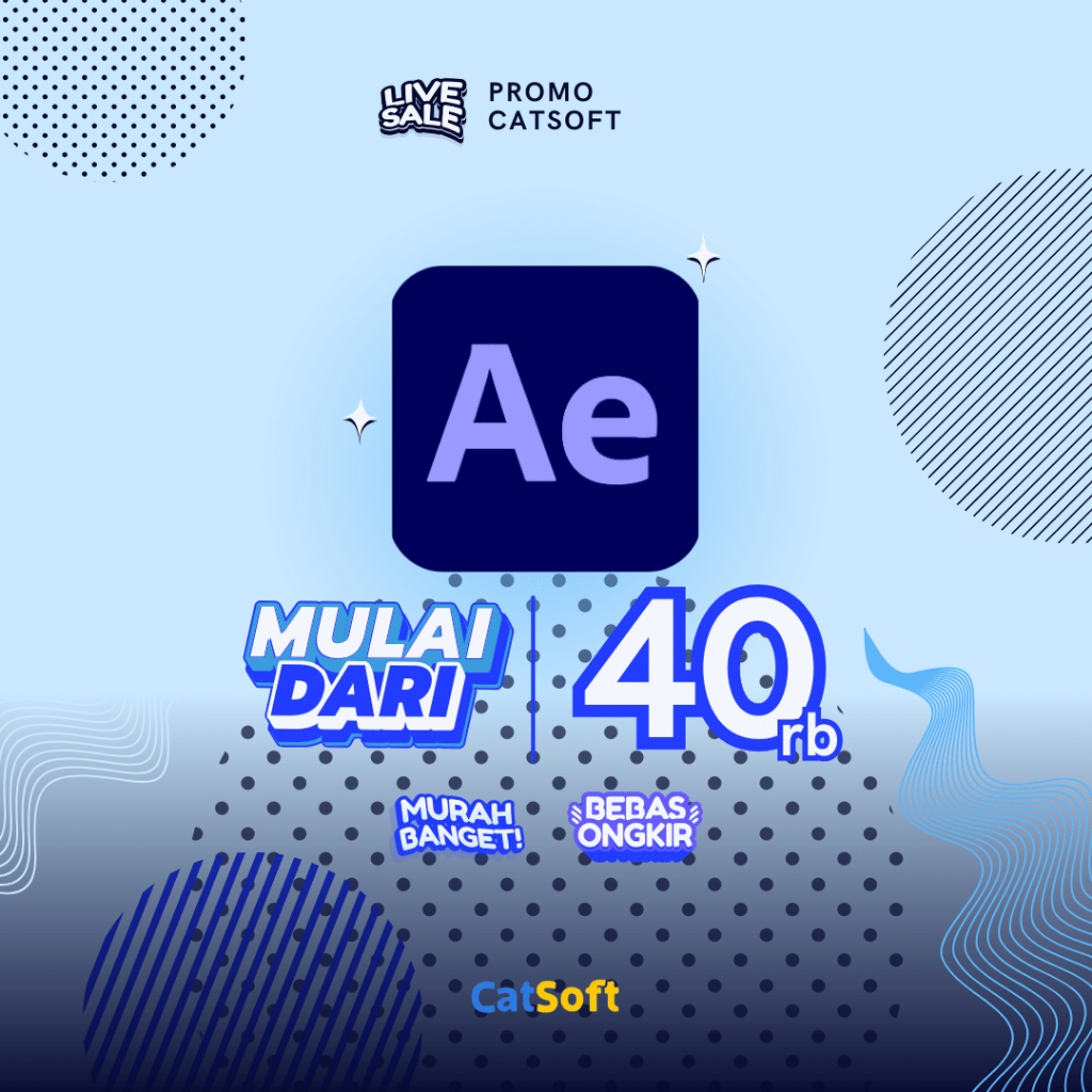 Jual [Catsoft] After Effects 2024 - Software Animasi & Efek Visual ...