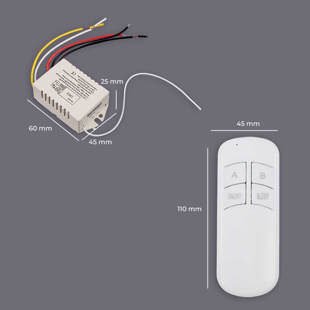 Jual TAffled Wireless Remote Control Lampu Rumah 2 Way - YAM802 ...