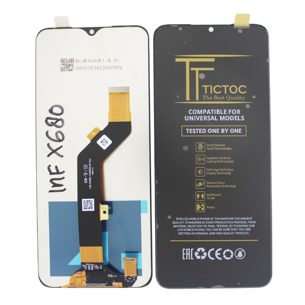Jual LCD LAYAR GAMBAR INFINIX X680 + TS_ HITAM IN5 HOT 9 PLAY X680B ...