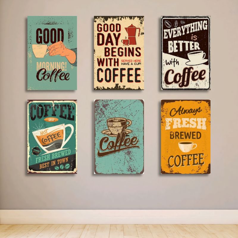 Jual HIASAN DINDING DEKORASI RUMAH AESTHETIK TEMA COFFEE WALL DECOR