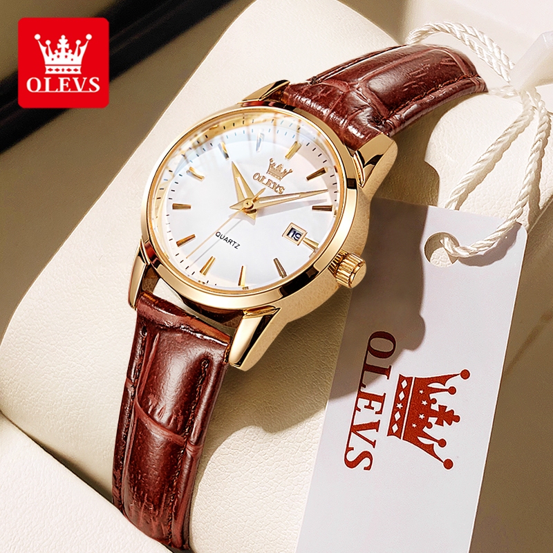 Jual OLEVS Jam Tangan Wanita Anti Air Original Tahan Air Tali