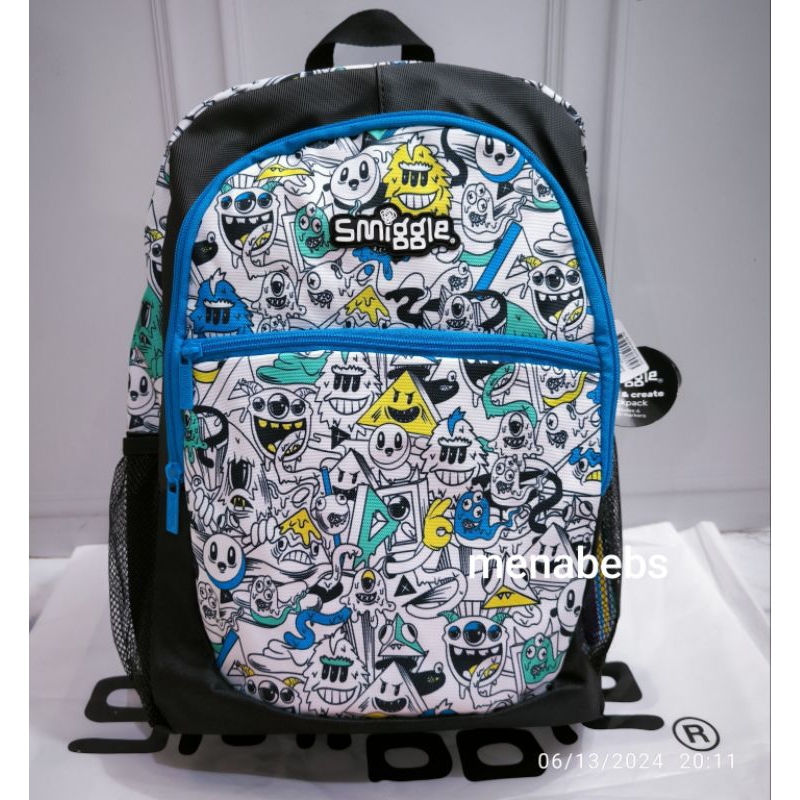 Jual Smiggle Best Budz/ DIY Lets Go Classic backpack original