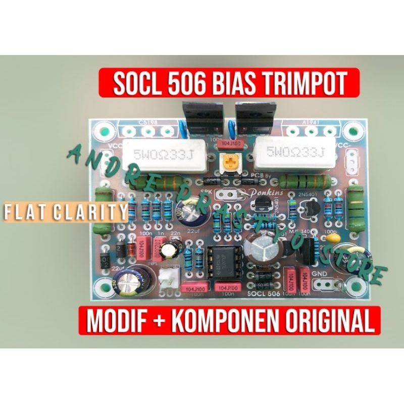 Jual DRIVER SOCL 506 BIAS SERVO FLAT CLARITY KOMPONEN ORIGINAL | Shopee