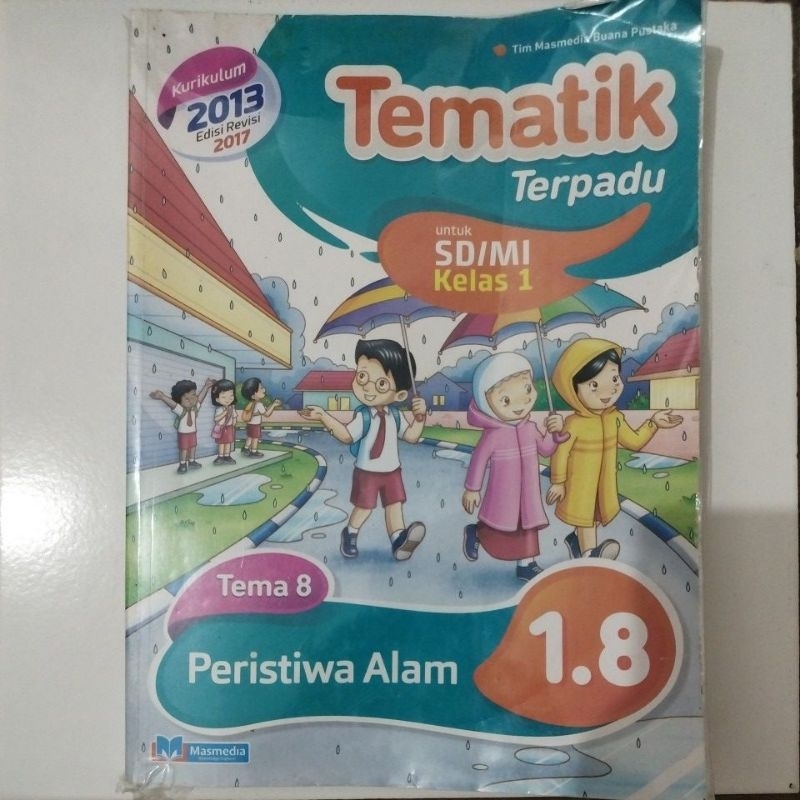 Jual Buku Tematik Terpadu Kelas 1 SD Tema 1.8 | Shopee Indonesia