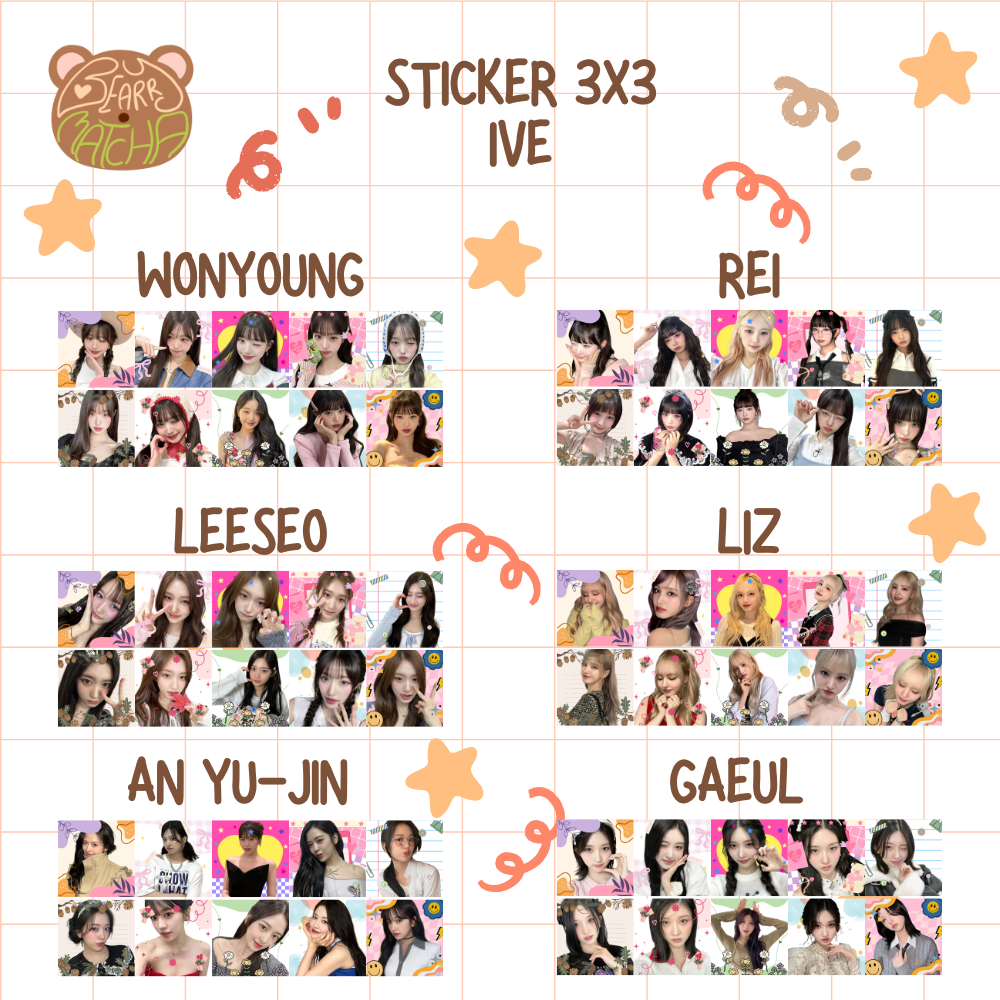 Jual [READY STOCK] isi 50 pcs sticker IVE | Shopee Indonesia